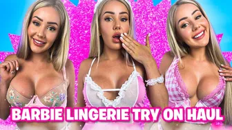 BARBIE Lingerie Try On Haul *SEXY* ♥️♥️ || Bonnie Brown #1