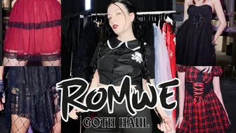 I tried Romwe’s GOTH festival collection… #1