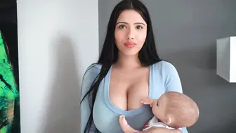 4K Breastfeeding Education Tutorial ♥️♥️♥️♥️4K TRANSPARENT,TRY ON HAUL lingerie transparet #breastfeeding #2