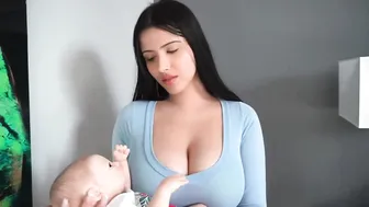 4K Breastfeeding Education Tutorial ♥️♥️♥️♥️4K TRANSPARENT,TRY ON HAUL lingerie transparet #breastfeeding #5