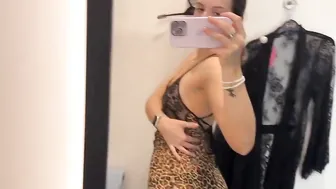 4k transparent haul with emilia sheer dress♥️ #5