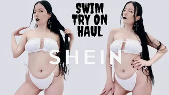 SHEIN Swimwear Try On Haul! *White edition* #1