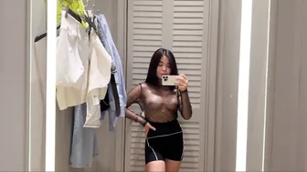 Transparent outfit | Try on | See through No Bra [4K] #4