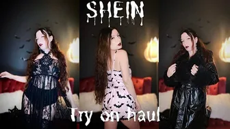 Huge SHEIN GOTH try on haul!! Everyday is Halloween ♥️♥️♥️♥️‍⬛♥️♥️ #1