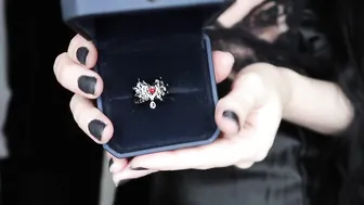 Heart Of Darkness ♥️♥️ GOTHIC Jewellery Unboxing and Try On from CeleStella #4