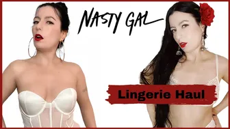 Nasty Gal lingerie try on haul and review #1