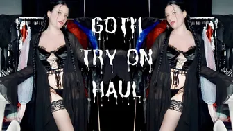 HUGE SHEIN GOTH TRY ON HAUL!! Dresses, pants, bikinis & ***lingerie*** #1