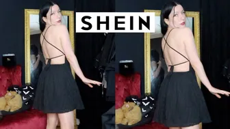 HUGE SHEIN try on haul! black summer dresses, denim, tops ✨w/ discount code