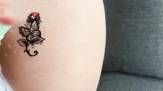 Temporary Tattoo | Magic Tattoo Beautiful Butterfly || With Sarah || #5