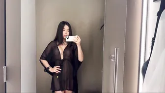 [4K] Try on haul Transparent clothes #3