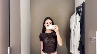 [4K] Try on haul Transparent clothes #5