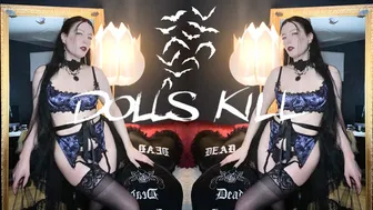 Widow lingerie try on haul ~ Dolls Kill #1