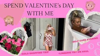 How I spent Valentine’s Day single | ????workout, cook with me, try on haul