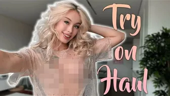 [4K] Try On Haul With Milla Snake | No Bra & No Panties 2024 #1