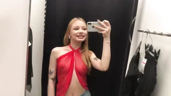 [4K] Transparent Clothes Try On Haul | See-Through No Bra Trend #3