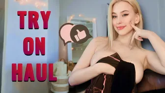 [4K] SUPER TRANSPARENT SHEER TOP Try On Haul !! with Sara MOON !!