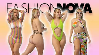 @FashionNova Bikinis, Swimsuits, One Pieces Try On Haul - Beachwear and Vacation Outfits