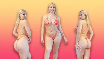 SHEIN Orange Swimsuits Try On Haul and Review #1