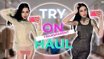 4K TRANSPARENT Clothes Try On Haul (2024)