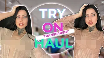 Transparent haul try on 4k best with Morticia Addams | Fet Ready With Me (2024)