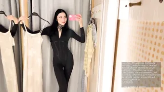 Try on haul 2024 | Transparent dresses haul with Morticia Addams #4