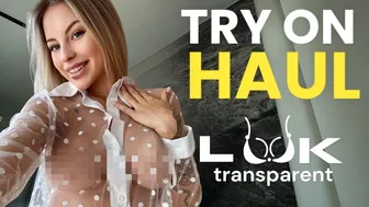 4K Try on Haul Transparent Clothes | No Bra Challenge 2024 Trend New #1