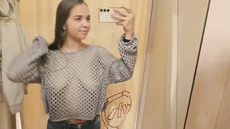 Try on Haul Beautiful Mesh Tops #2