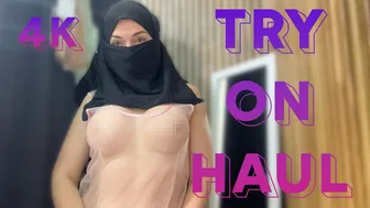 [4K] Transparent Outfits | Try on Haul with Sana