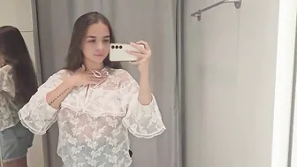 [4K] Stunning Transparent Blouses Try-On-Haul | Romantic Lace & Floral Patterns | With Mia Rose #3