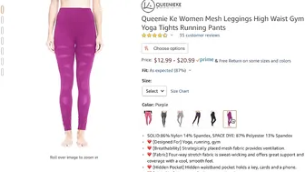 Affordable, High Quality Leggings | Queenie Ke Legging Review #2