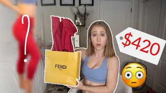 I bought $400 DESIGNER LEGGINGS?! | FENDI Activewear Review #1