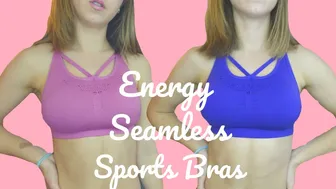 $18 New Energy Seamless Sports Bras on Aliexpress!