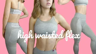 HONEST Unsponsored Gymshark High Waisted Flex Review! | Sheer? Squat test fail?! #1