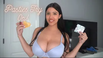 [4K] Pasties Try On! | Flower Edition ♥️♥️ #1