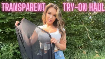 TRANSPARENT outdoor try-on haul