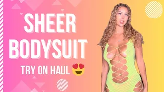 Cleo Clo | Sheer Sexy Lingerie | Bodysuit Haul