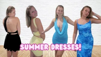 SUMMERY DRESS TRY ON HAUL | Holiday dresses !! - Robyn Emily