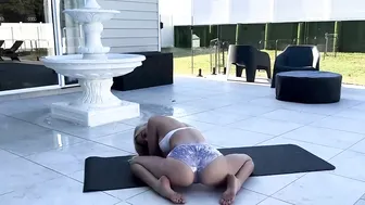 Backyard yoga #4