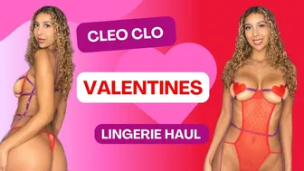 Cleo Clo | Valentines Day Sexy Lingerie Haul | Bra, panties, see through, revealing