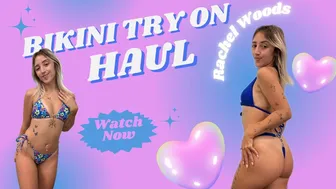 Summer sexy bikini Try on Haul 2024 Rachel Woods #1