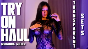 Transparent Sets | Try On Haul [4K] | Irresistible Looks! ♥️♥️| MsHannaMiller | #1