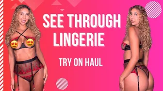 Cleo Clo | See through Lingerie Try on Haul Part 2 | Bras, Panties, Mesh, Lacy