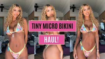 Cleo Clo | Tiny REVEALING Micro Bikini haul | Thongs, G String, Sexy ????