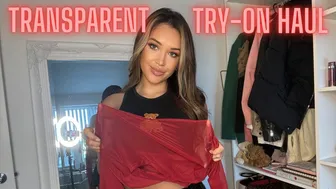 4k TRANSPARENT try-on haul ! | It doesn’t fit ! ♥️♥️ #1