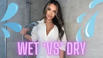 WET ‘vs’ DRY challenge ♥️♥️ #1