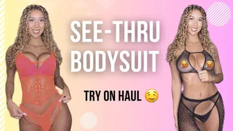 Cleo Clo | SEE THRU BODYSTOCKING ???? Try On Haul | Bodysuit, Fishnet, *Sexy*