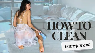 TRANSPARENT Cleaning 2024: Clean with me