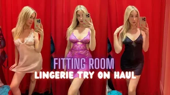 Fitting Room Lingerie Try On Haul | Sexy Babydolls #1