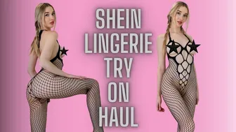 SHEIN Fully Transparent Haul 2024 | Lingerie Bodystockings #1