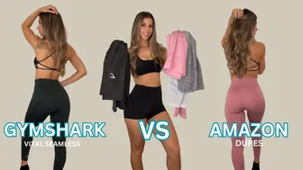 Gymshark vs Amazon Aoxjox | Amazon Dupes | Leggings Review